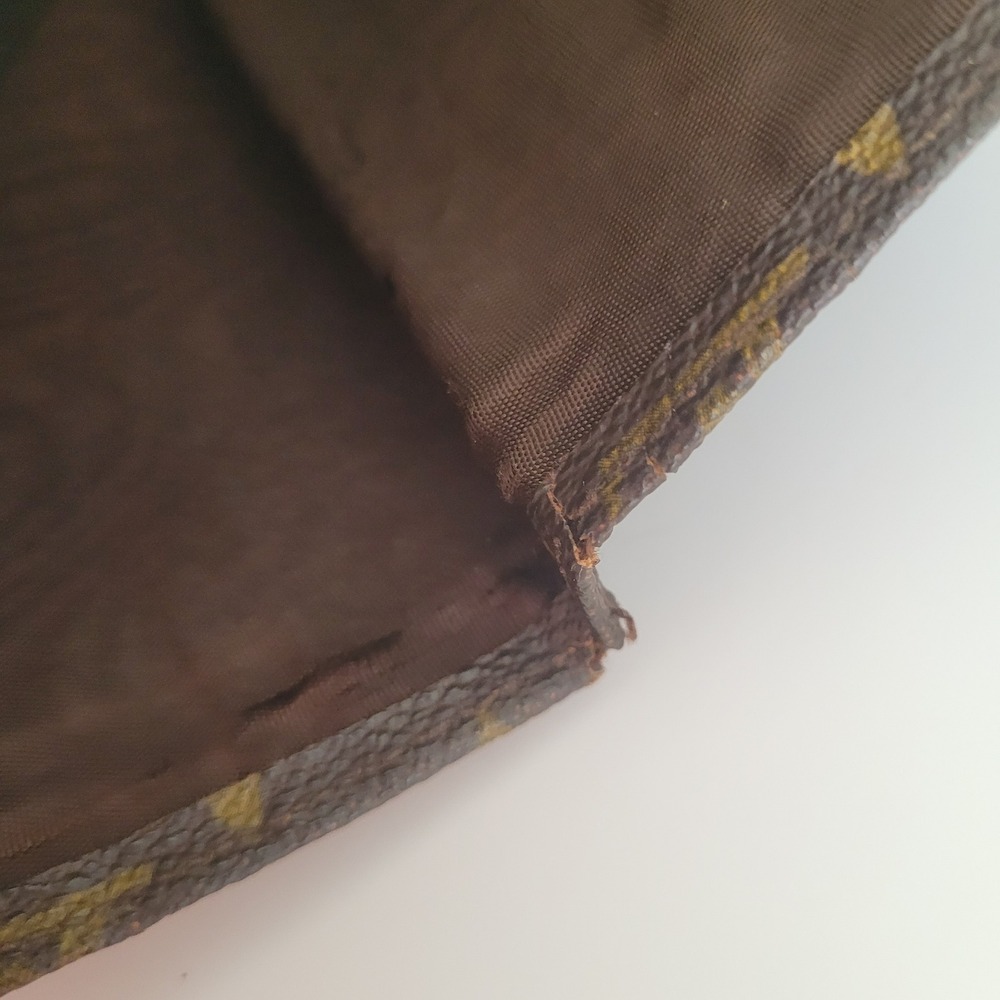 Louis Vuitton Vintage Monogram Passport Cover Long Wallet Brown France - Picture 9 of 13